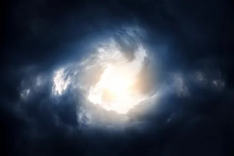 Whirlwind in the Clouds Stock Photos