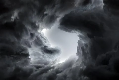 Whirlwind in the Clouds Stock Photos