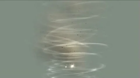 Whirlwind &amp; electron energy field launch rays laser in darkness space. Stock Footage 11131388