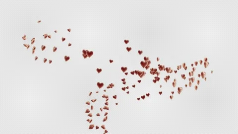 Whirlwind Of Hearts Stock Footage 168902932