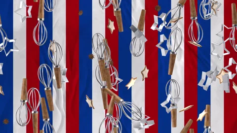 Whisk bakery loop tile swirl Background. This is a loopable and tileable Video stock 304476464