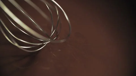 Whisk Hot Melted Chocolate Vídeo Stock 51594810