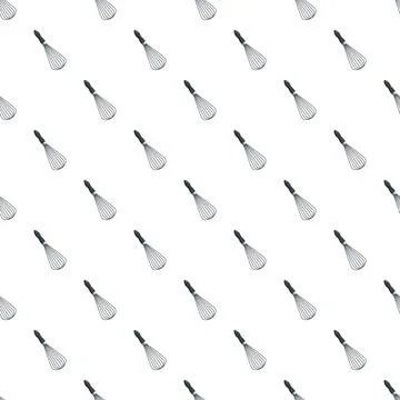 Whisk kitchen tool creating seamless pattern background イラスト素材