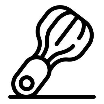 Whisk resting on countertop, ready for baking and cooking Stock Illustration