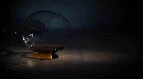 Whiskey alcoholism and depression Stock Footage 61783684