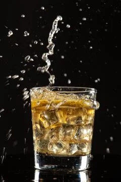 Whiskey And Ice Stock Photos