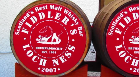 Whiskey barrels Stock Footage 32163804