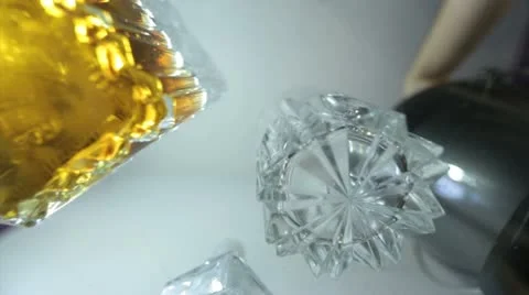 Whiskey Being Poured Stock Footage 21272574