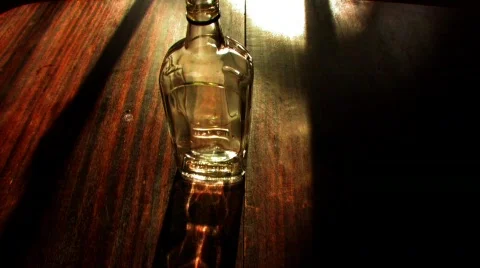 Whiskey Bottle Stock Footage 600339
