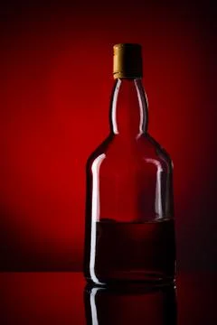 Whiskey bottle Stock Photos