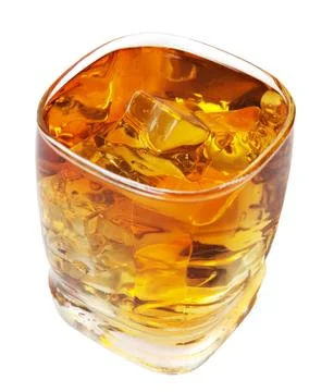 Whiskey with clipping path Stock Photos