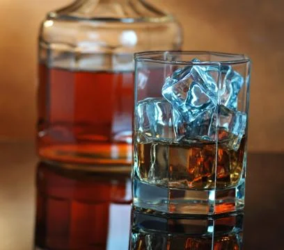 Whiskey composition Stock Photos