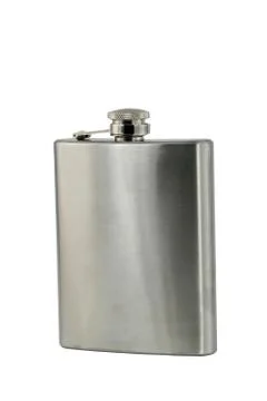Whiskey flask Stock Photos
