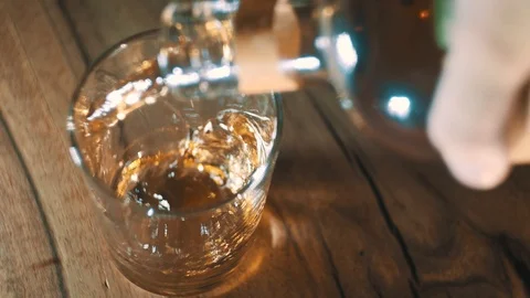 Whiskey glass 2 Stock Footage 121411876