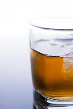 Whiskey with ice Stock Photos