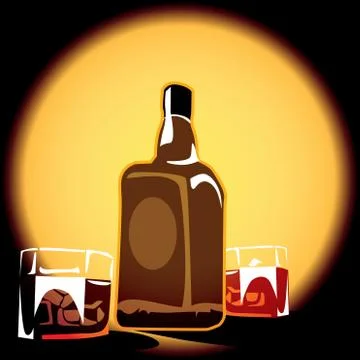 Whiskey Stock Illustration