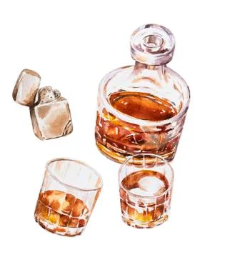 Whiskey Stock Illustration