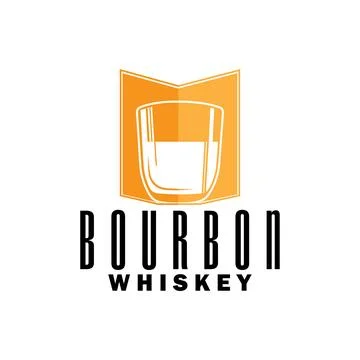 Whiskey Logo, Drink Label Design With Old Retro Vintage Ornament Illustrati.. Illustrazione stock