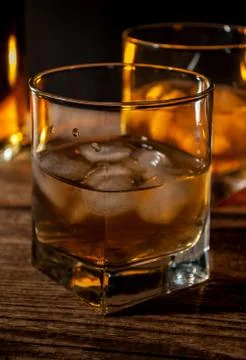 Whiskey or bourbon Stock Photos