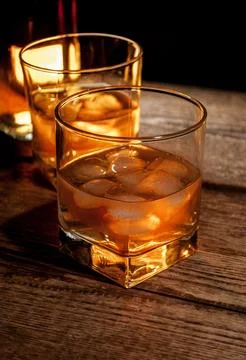 Whiskey or bourbon Stock Photos