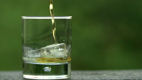 Whiskey pour Stock Footage 143842823
