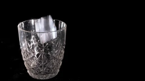 Whiskey poured into a glass Stock-Footage 105751841