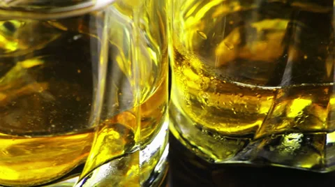 Whiskey revolves around ( angle) Stock Footage 38423727