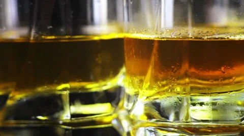 Whiskey revolves around (front) Video stock 38423763