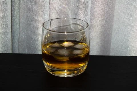 Whiskey on the rocks Stock Photos