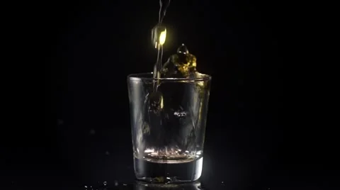 Whiskey Shot Stock Footage 63750533