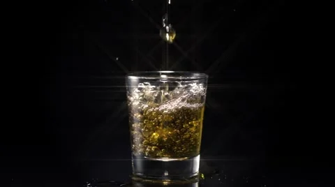Whiskey Shot Star Filter Stock Footage 63752725