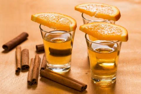 Whiskey shots Stock Photos