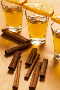 Whiskey shots Stock Photos