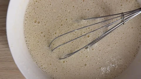 Whisking Batter Close Up Stock Footage 319445965