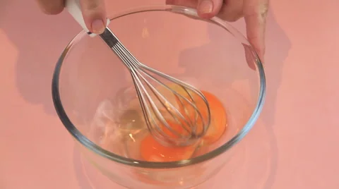Whisking Two Fresh Eggs 스톡 동영상 67826328
