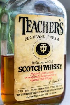 Whisky bottle Stock Photos