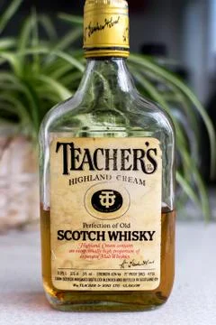 Whisky bottle Stock Photos