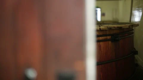Whisky fermentation vat Stock Footage 58627132