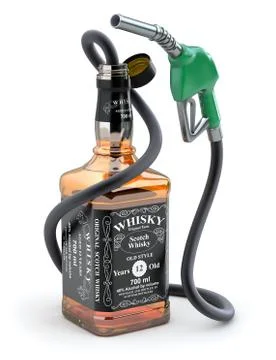 Whisky Fuel Stock Illustration