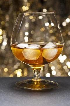 Whisky on the rocks Stock Photos