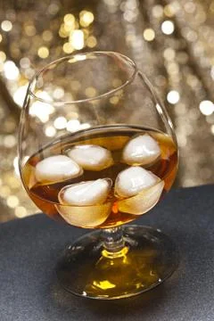 Whisky on the rocks Stock Photos
