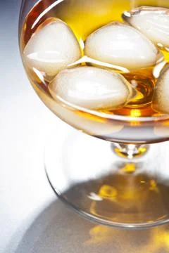 Whisky on the rocks Stock Photos