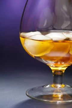 Whisky on the rocks Stock Photos