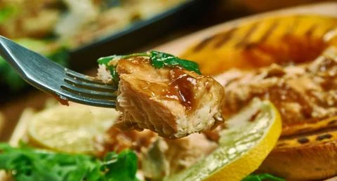 Whisky Salmon Stockfoto's