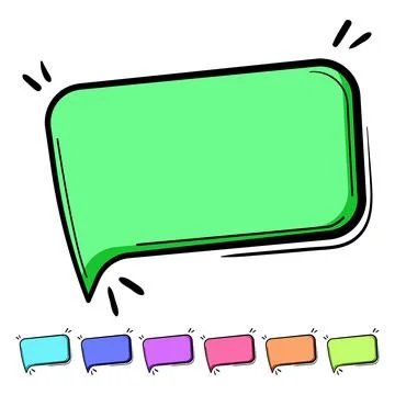 Whisper comic speech bubble cartoon vector graphic Stock Illustration