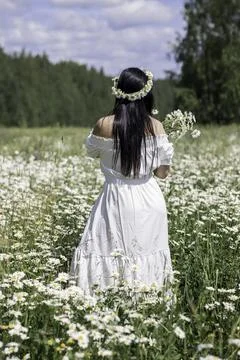 Whispering Fields of White Stock Photos