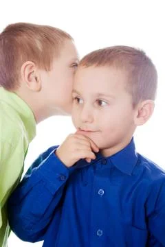 Whispering secrets 스톡 사진