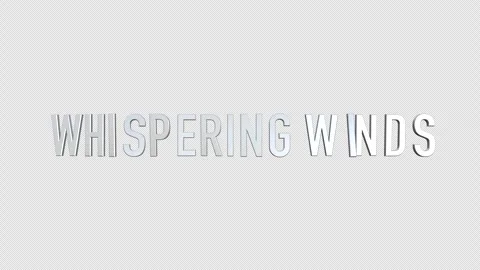 Whispering winds 3D title animation meta... | Stock Video | Pond5