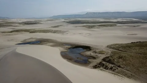 Whispering windy dunes Stock Footage 96357265