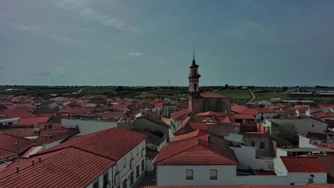 Whispering Wings Over Dos Torres - A Glimpse into Andalusia's Soul Stock Footage 263028146